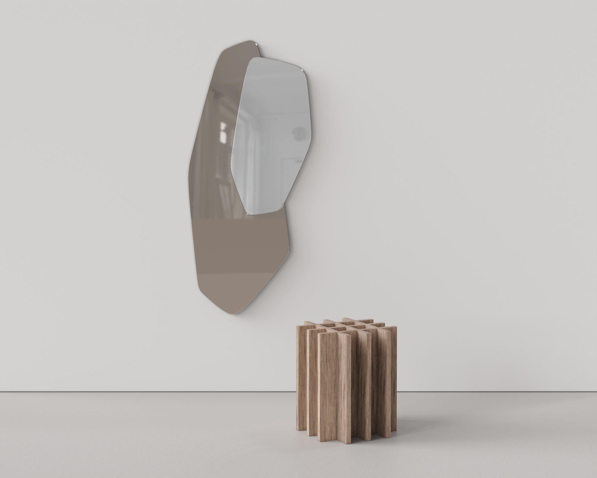 Contemporary Set of 2 Nori V1 and V2 Wall Mirrors by Edizione Limitata For Sale