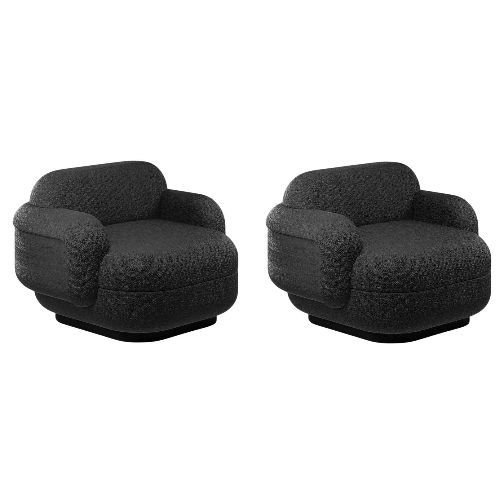 Set of 2 Nuage Armchairs by Pendhapa