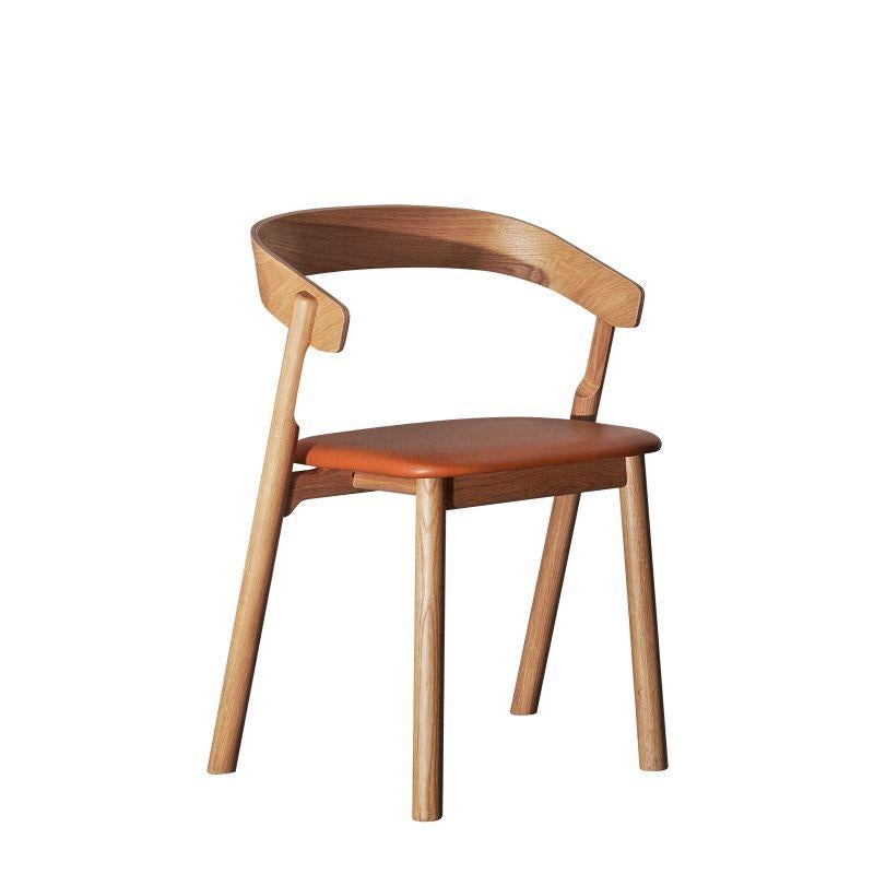 Set of 2, Nude Dining Chair, Natural Leather by Made By Choice (Upholstery Category 1)
Nude Collection with Harri Koskinen
Dimensions: 49 x 53 x 82 cm
Materials: Nude Oak, Cognac Leather
Finishes: Natural Oak / Painted Black

Also Available: