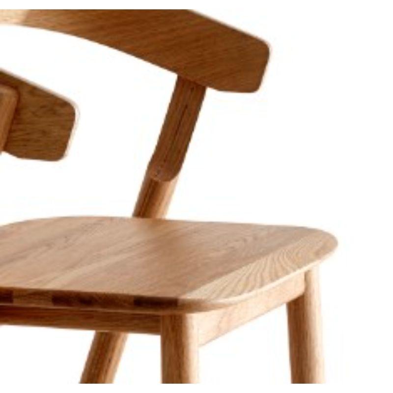 Postmoderne Ensemble de 2 chaises de salle à manger nues par Made by Choice en vente