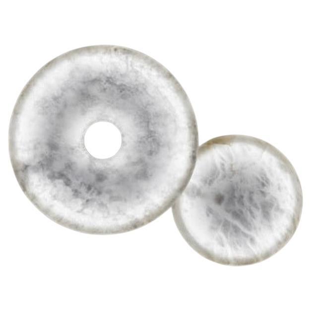 Lot de 2 appliques Nuvol WS par United Alabaster en vente