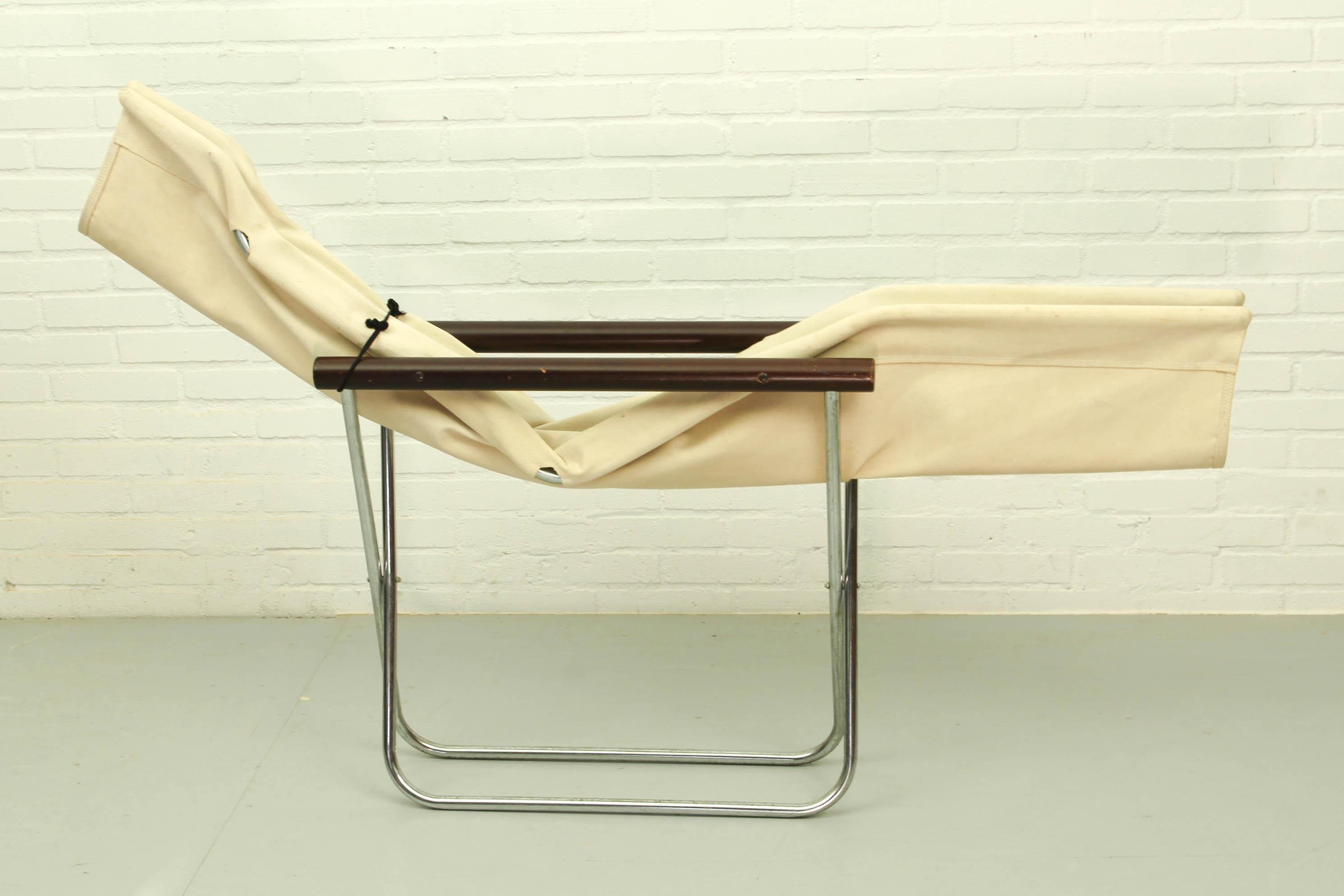 Set of 2 NY Chaise Lounge 'foldable!' by Takeshi Nii, Japan, 1950s 1