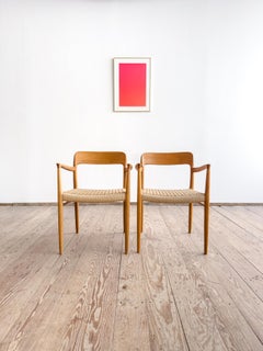 Set of 2 Oak Dining Chairs by Niels O. Moller for J. L. Moller - Classic No. 56