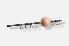 Set of 2 Oak Hoop Racks by Jeanette Holdgaard