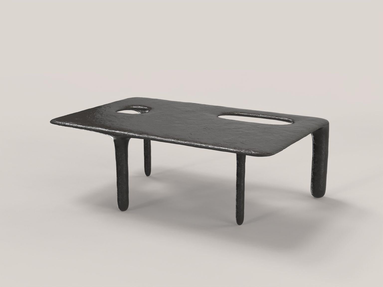Bronze Set of 2 Oasi V1 and V2 Low Tables by Edizione Limitata For Sale
