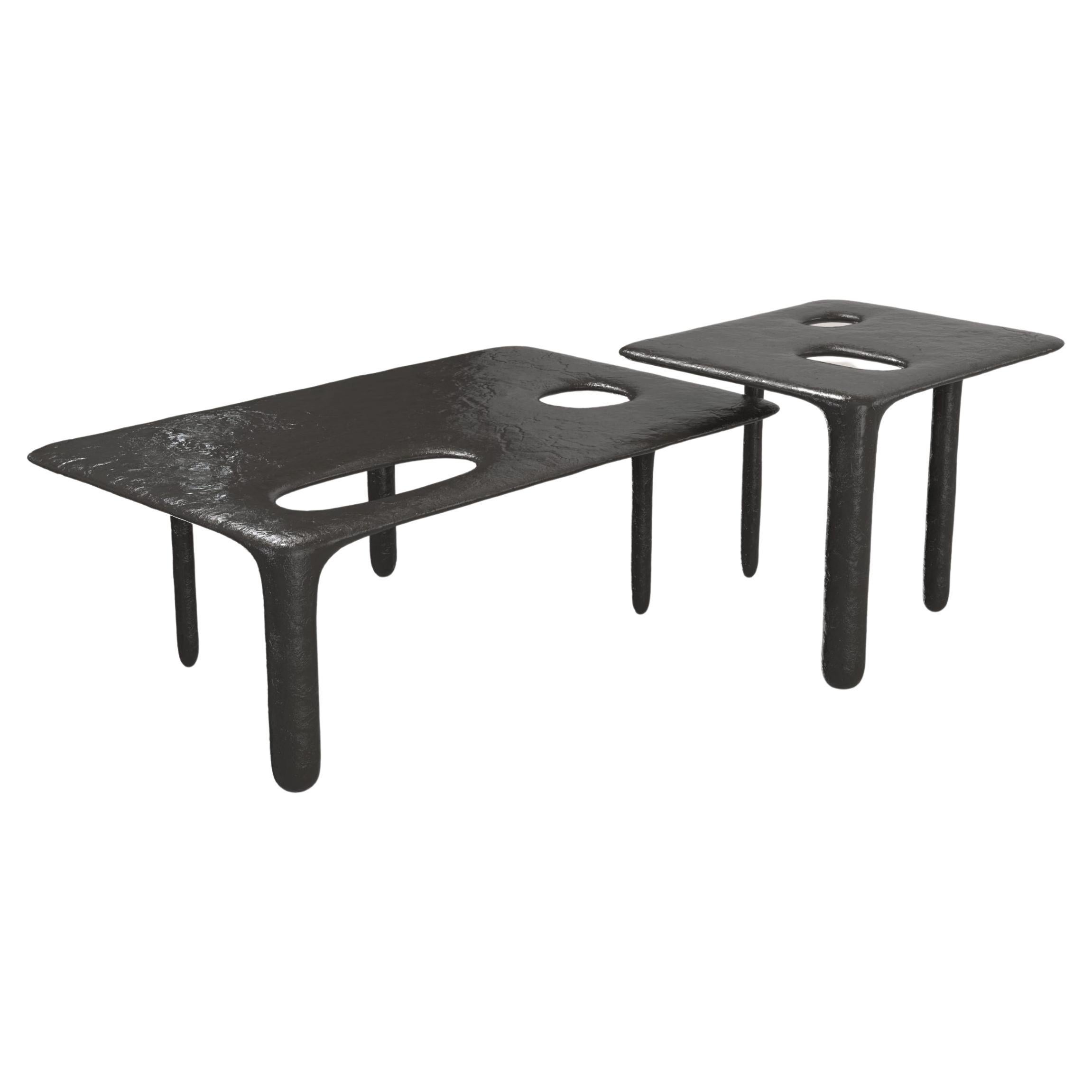 Set of 2 Oasi V1 and V2 Low Tables by Edizione Limitata