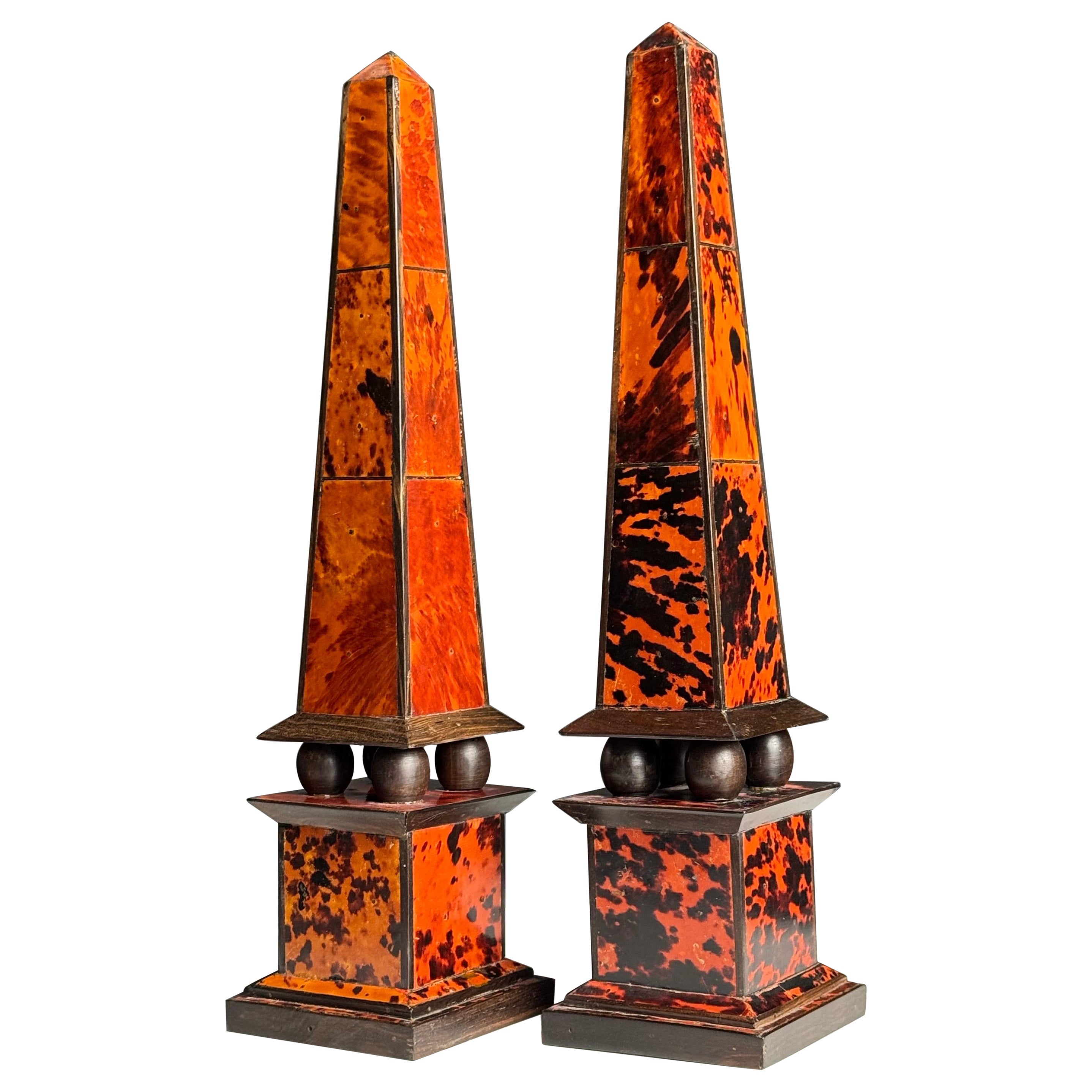 Set of 2 Obelisks 1930-1940 For Sale