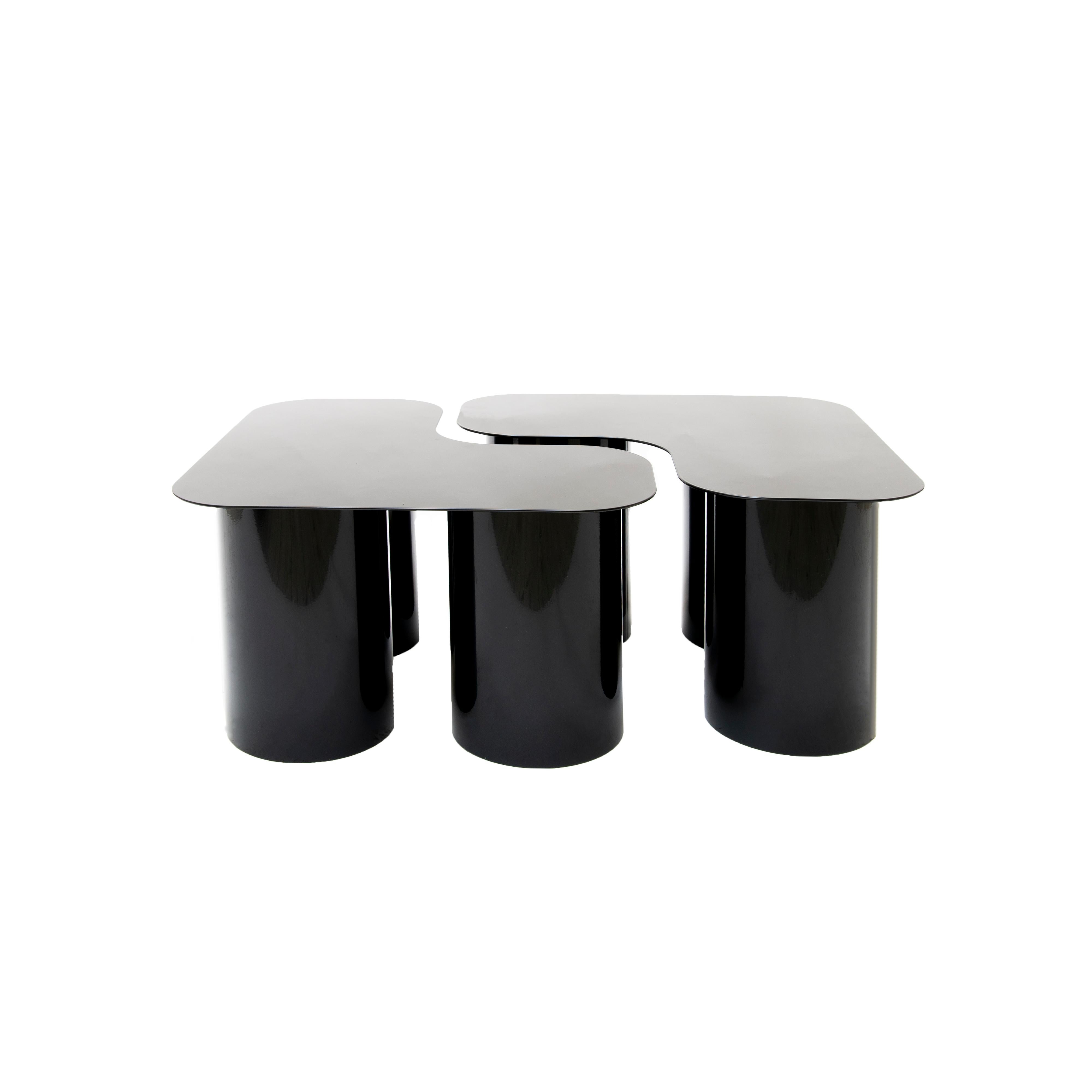 Set of 2 object 069 coffee tables by NG Design
Dimensions: D120 x W60 x H35 cm.
Materials: Powder coated steel.

Also available: All of objects available in different materials and colors on demand. Please contact us.

The Object069 table is a