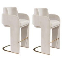 Set of 2 Odisseia Bar Chairs by DOOQ