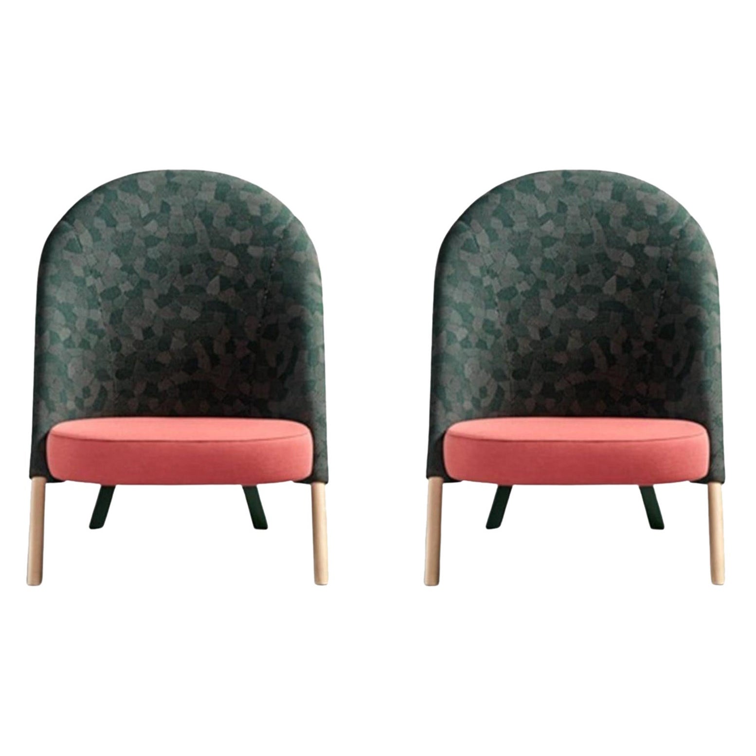 Set of 2 Okapi Armchair by Pepe Albargues