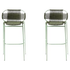 Set di 2 sgabelli Olive Cielo di Sebastian Herkner