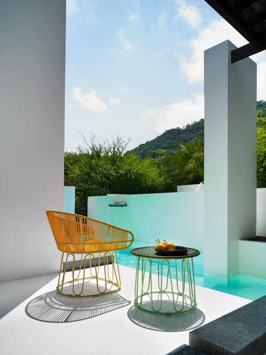Set of 2 Olive Circo Lounge Chair by Sebastian Herkner For Sale 2