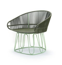 Set of 2 Olive Circo Lounge Chair by Sebastian Herkner