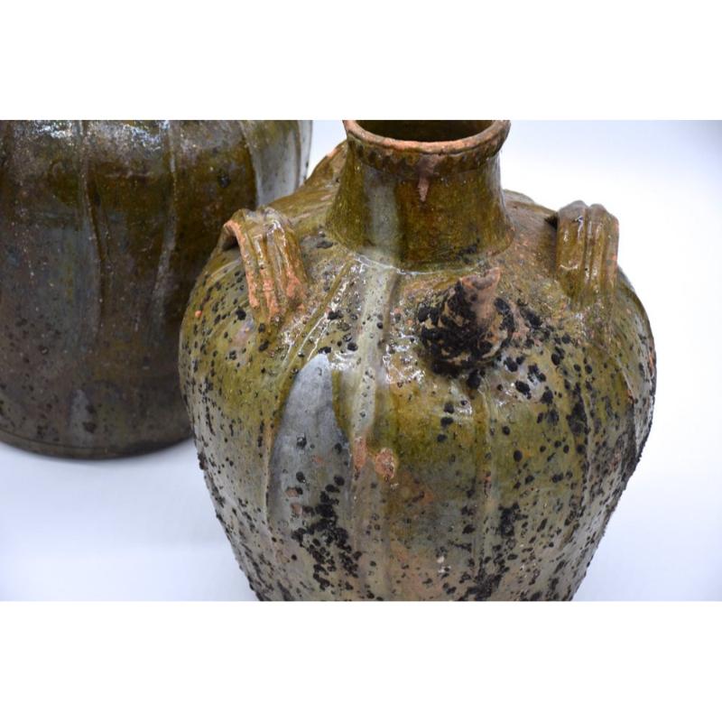 Set of 2 Olive Oil Jars, France, 1910 For Sale 13