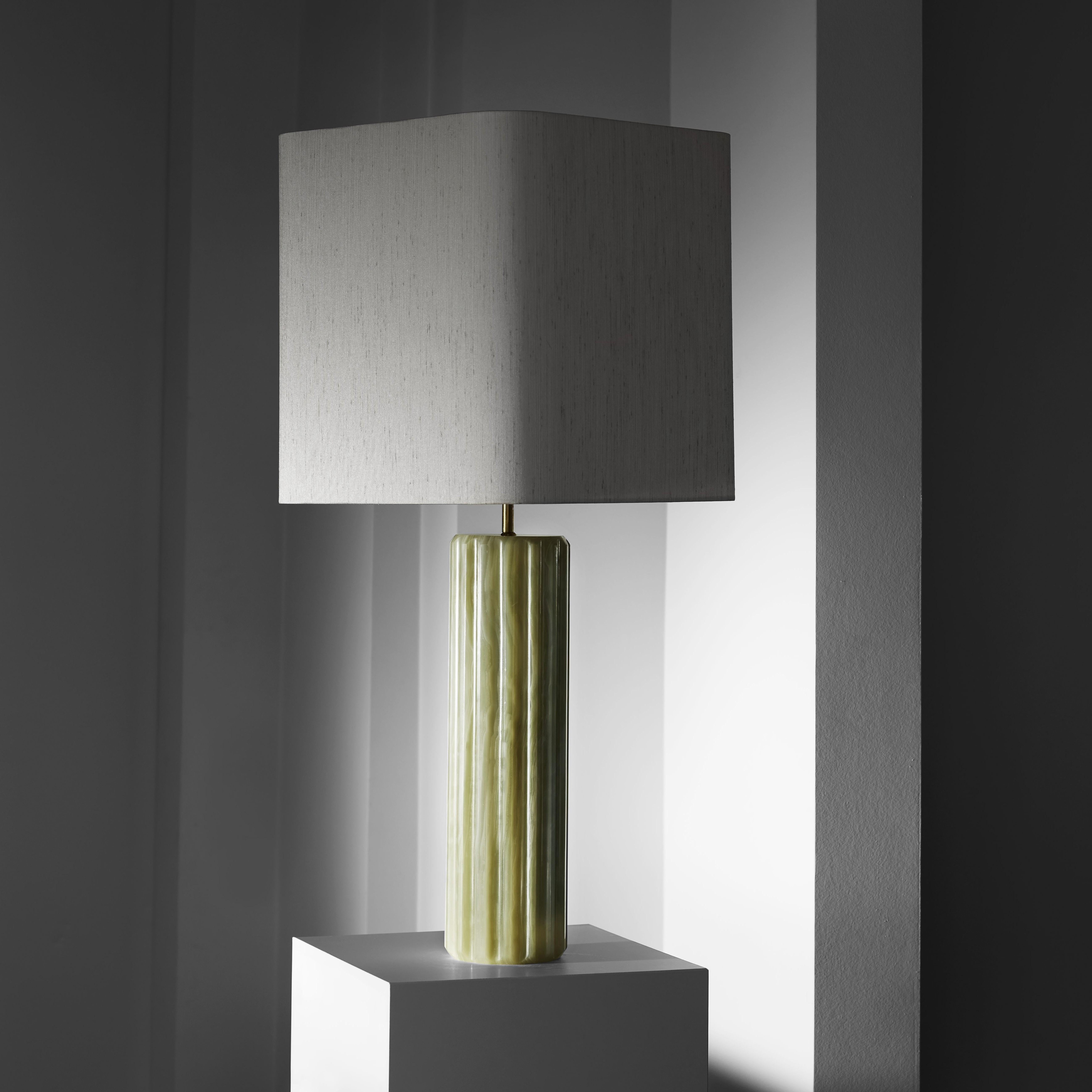 Modern Set of 2 Onyx Proud Table Lamp XL by Lisette Rützou For Sale