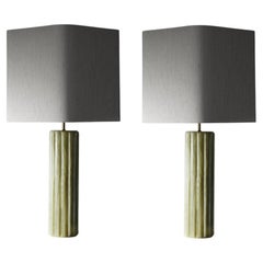 Lot de 2 lampes de table Onyx Proud XL par Lisette Rützou