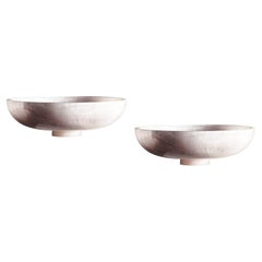 Set of 2 Onyx Twosidestory Bowl XL by Lisette Rützou