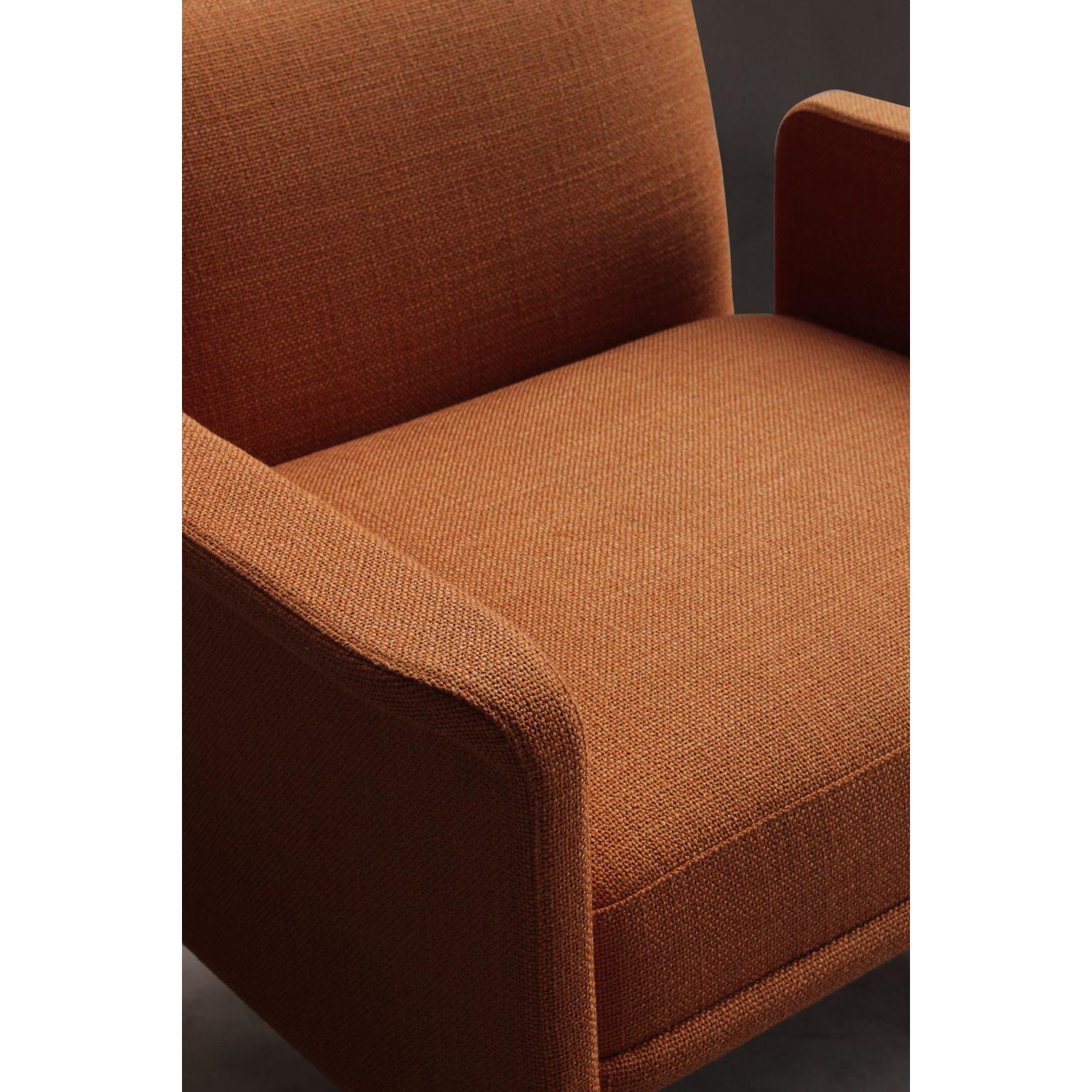 Set of 2 Orange Carson Armchair by Collector For Sale 9