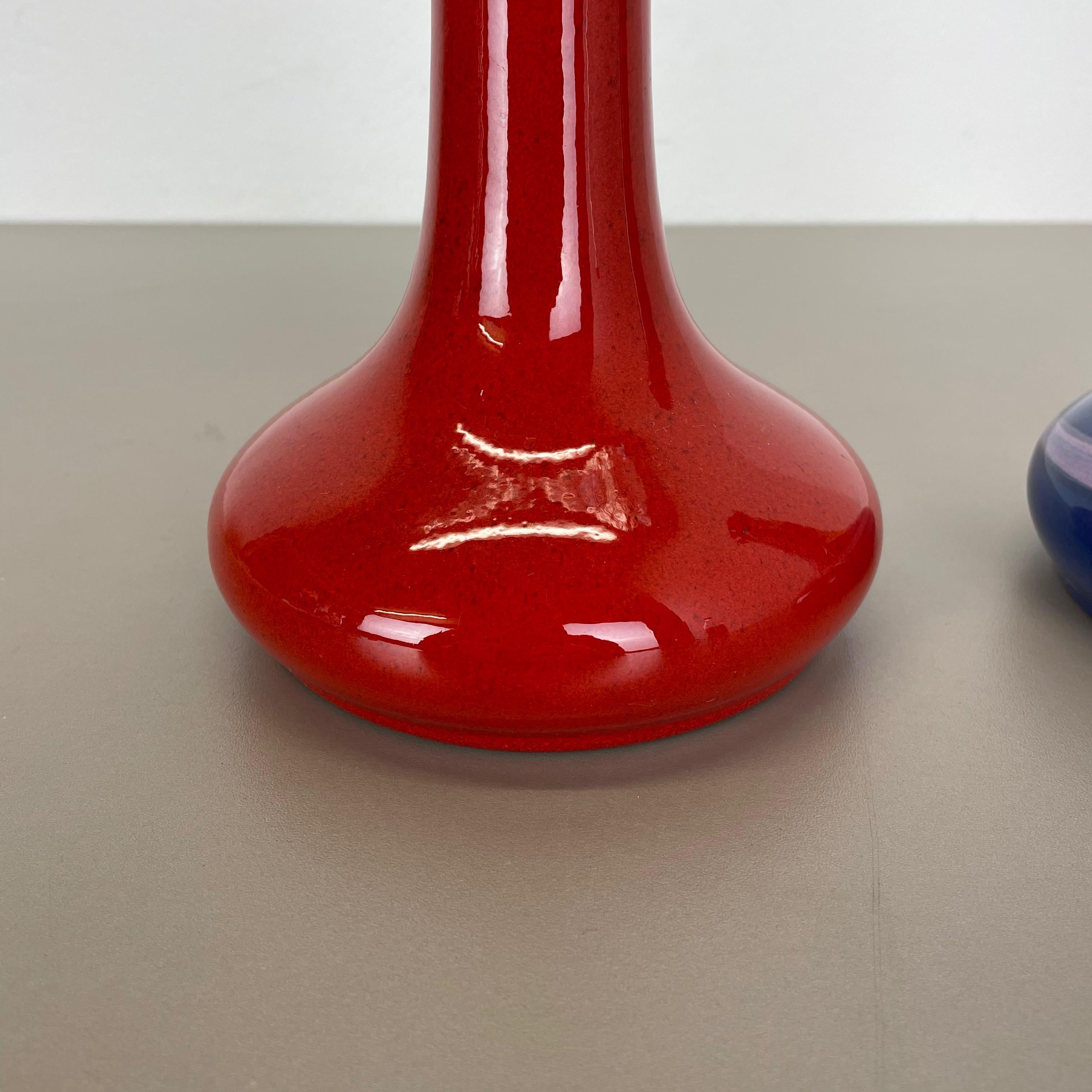 20ième siècle Ensemble de 2 vases originaux en céramique de l'atelier de poterie Studio de Marei Ceramics, Allemagne, 1970 en vente