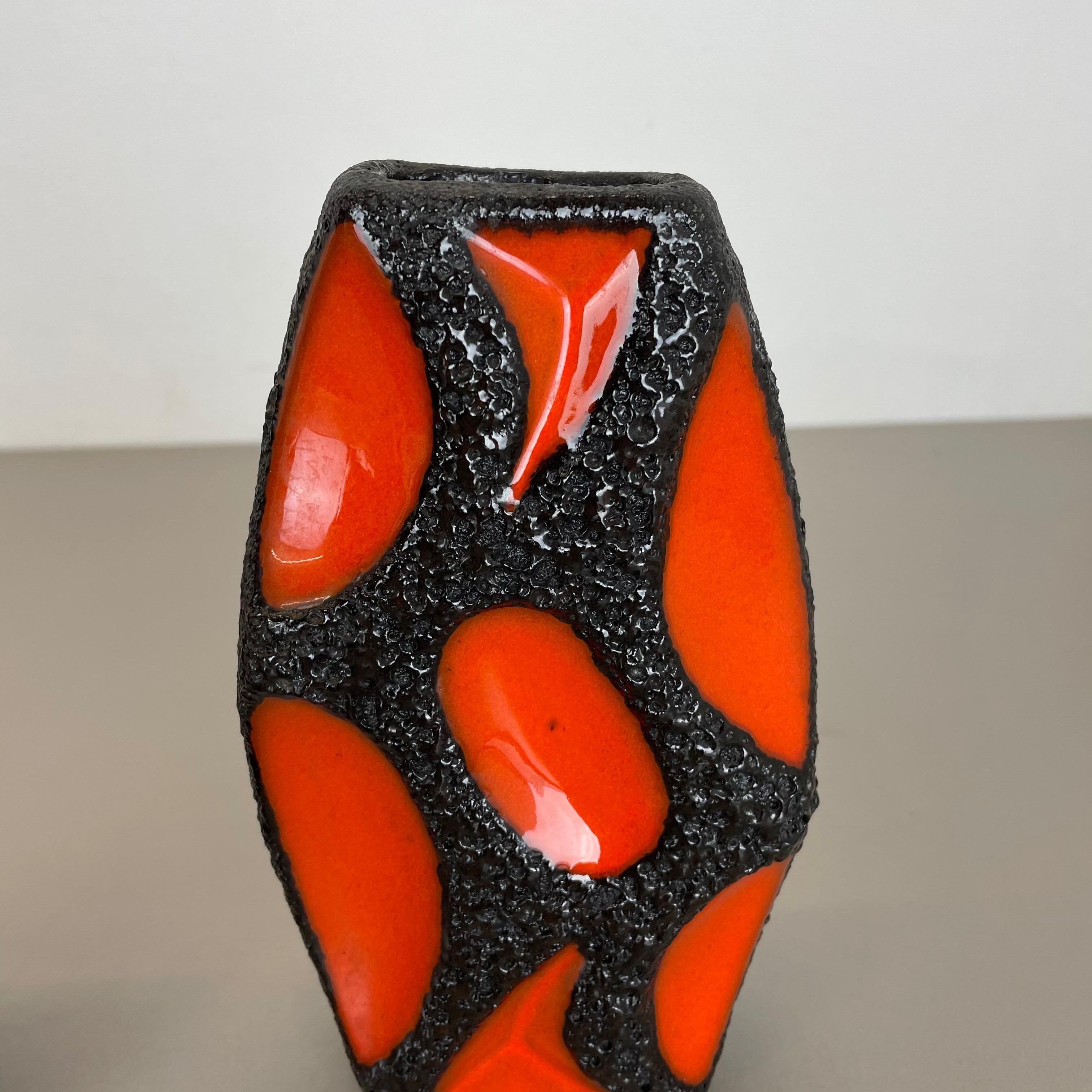 Set of 2 Original 1970 Ceramic Studio Pottery Vase by Roth Ceramics, Germany For Sale 7