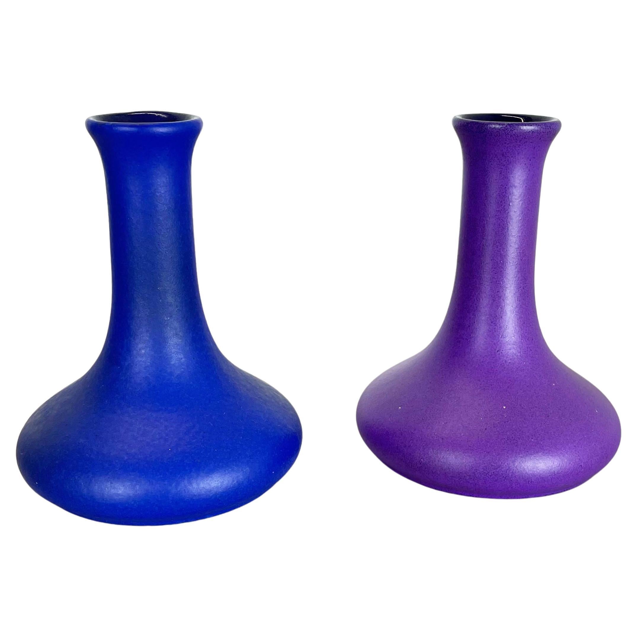 Set von 2 Original-Vasen aus Keramik im Studio-Stil von Marei Ceramics, Deutschland, 1970er Jahre