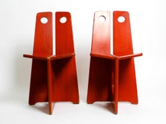 Set of 2 Original Gilbert Marklund Pine Chairs for Furusnickarn AB Sweden, 1970s