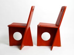 Set of 2 Original Gilbert Marklund Pine Chairs for Furusnickarn Ab Sweden, 1970s