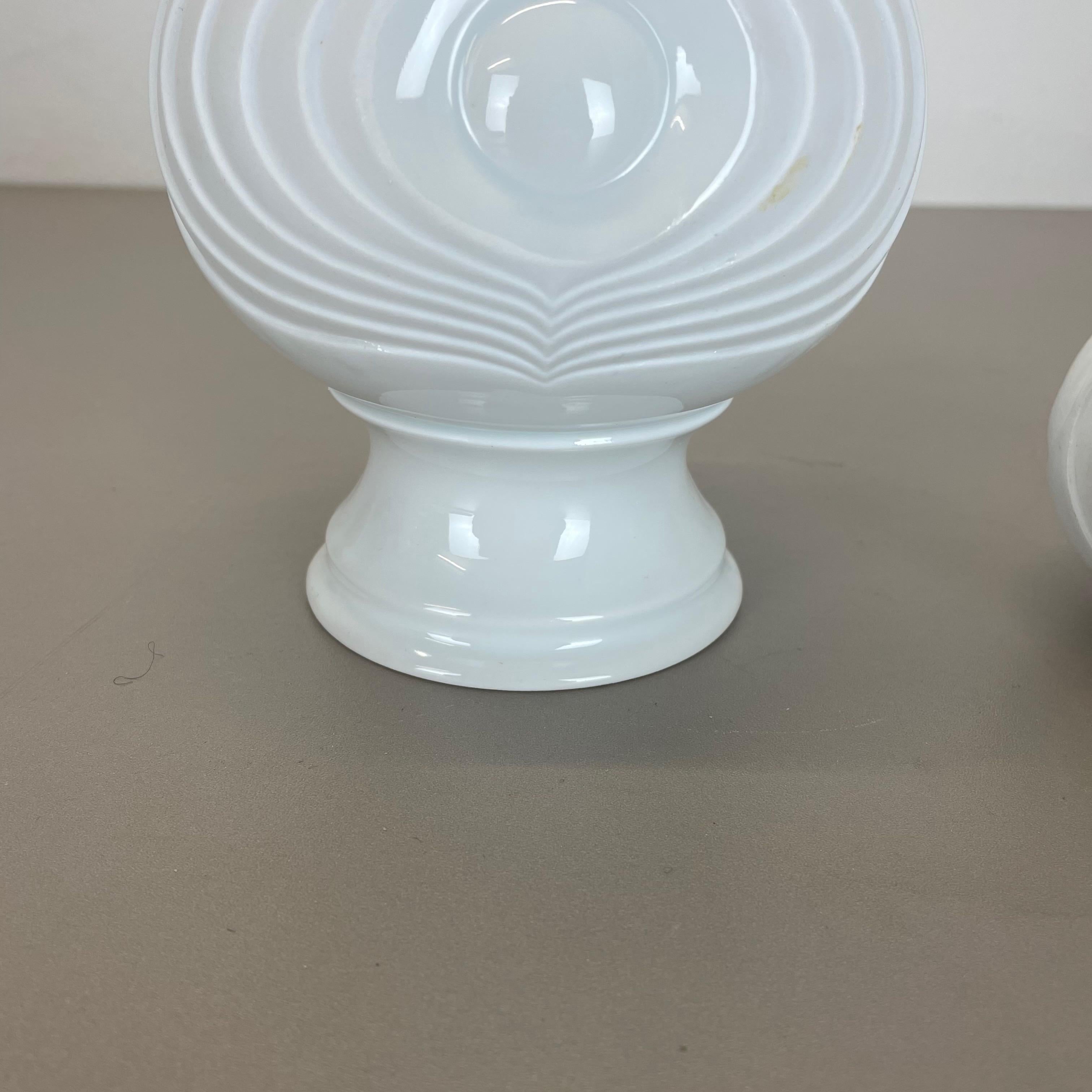 Set of 2 Original Porcelain OP Art Vase Made by Royal Bavaria KPM Germany, 1970s For Sale 1