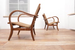 Set of 2 Original Rare Bauhaus Armchairs by Erich Dieckmann, 1925