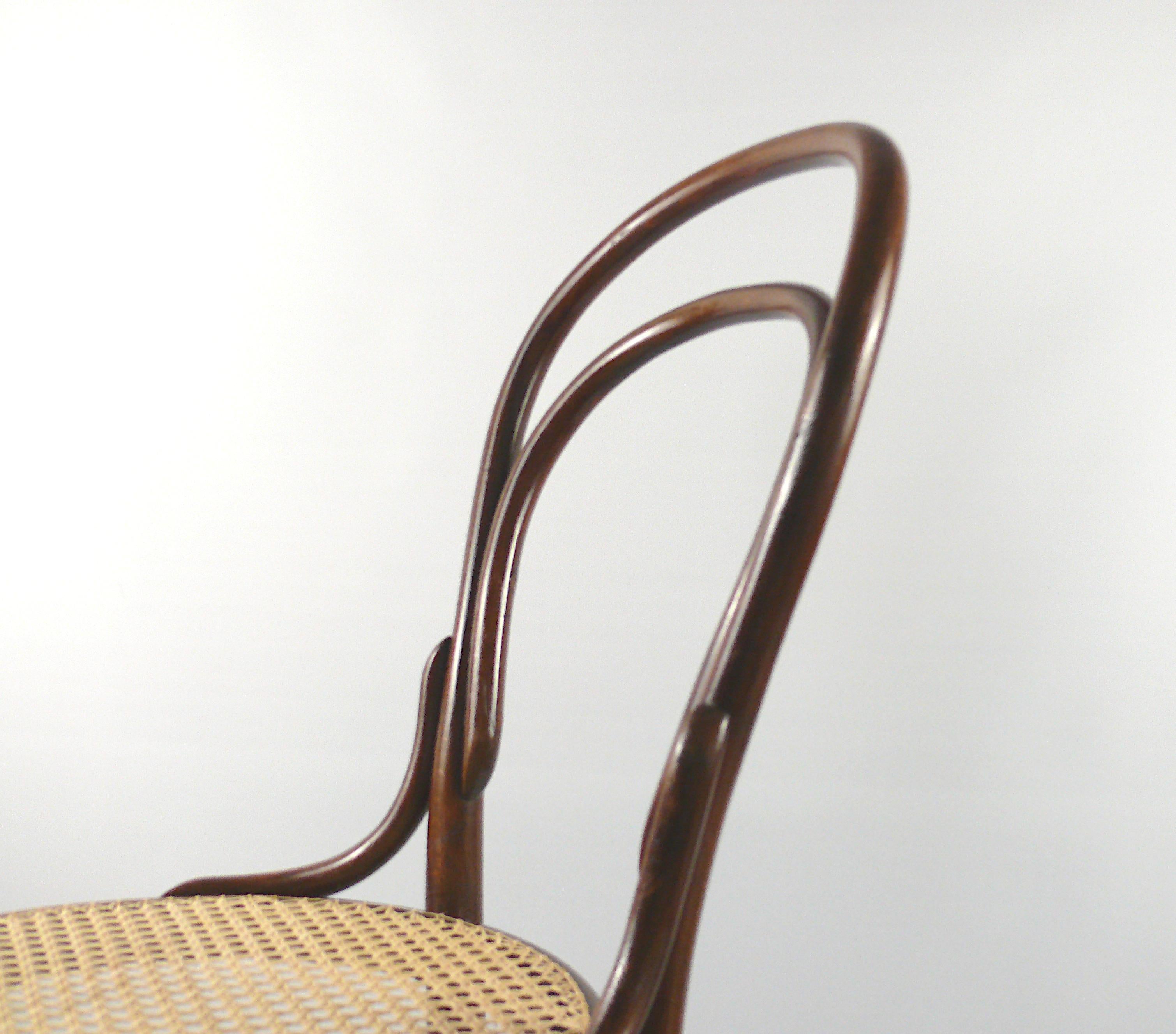 Organic Modern Set of 2 Original Thonet Bentwood Chairs No. 14, Late 19th