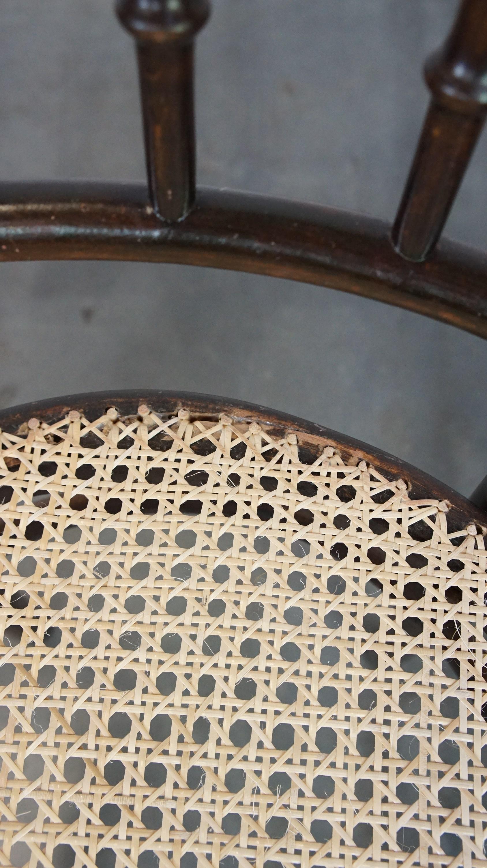 Set di 2 sedie bistrot originali d'epoca Thonet in vendita 6