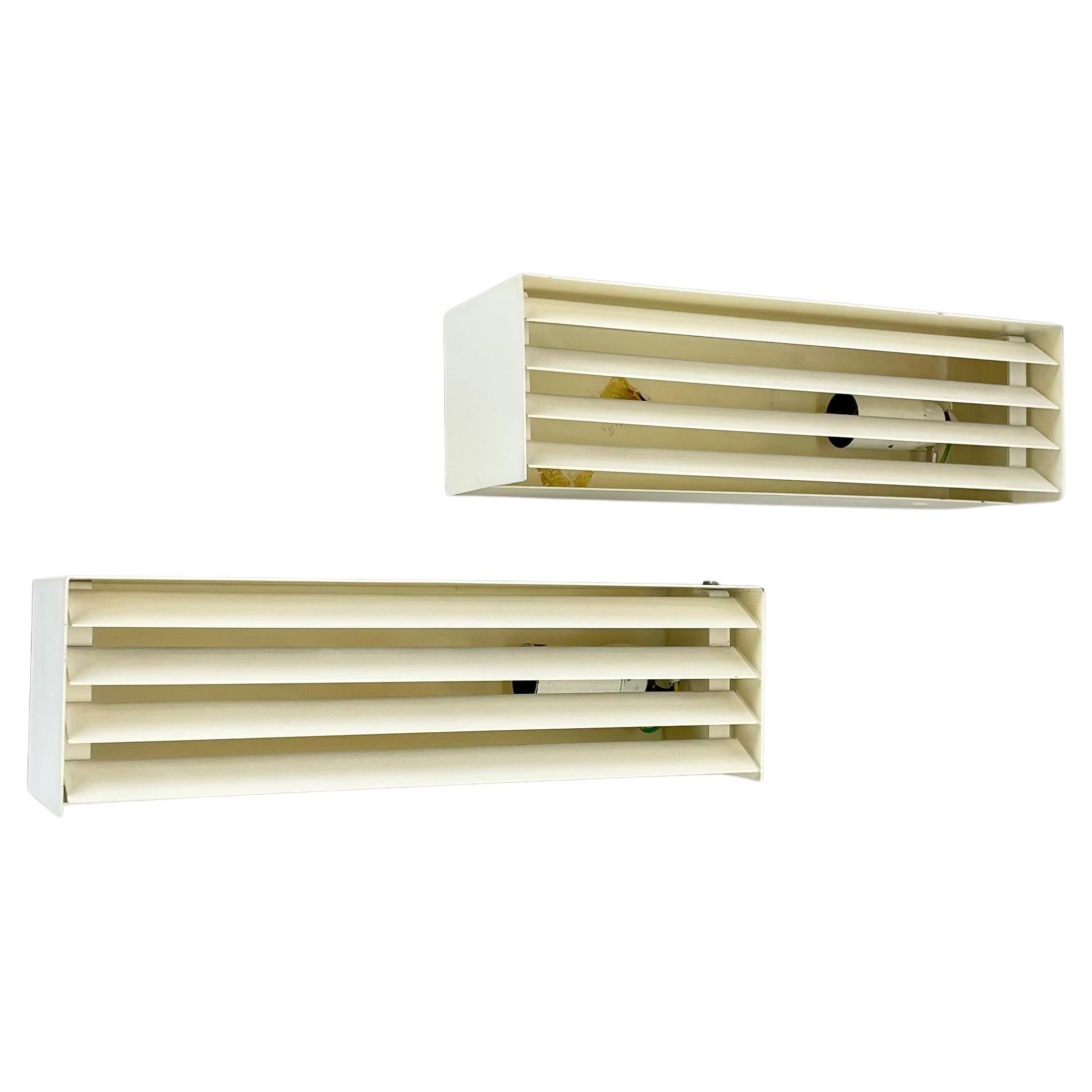 2er-Set Charlotte Perriand LES ARCS Stil Wandleuchten von COSACK, Deutschland 1970er