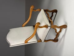 Set of 2 Os de Mouton chairs, France