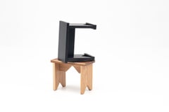 Set of 2 Oslinchik Low Stools by Oito