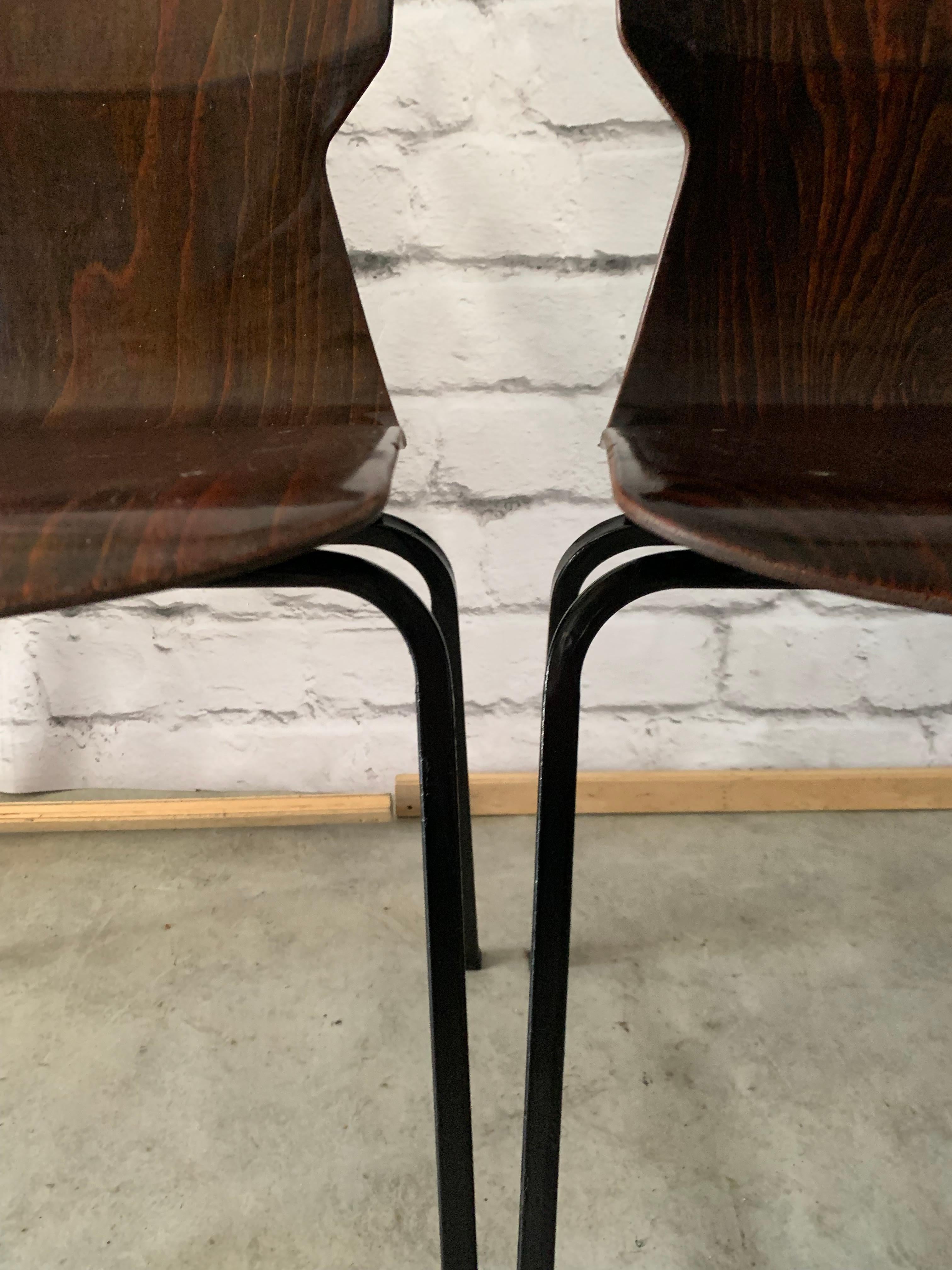 Industrial Set Of 2 Pagwood Eromes Chairs For Sale