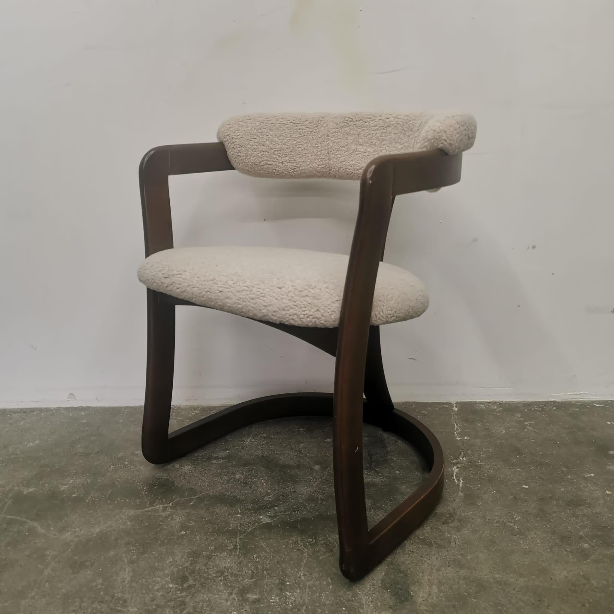 Set of 2 Pamplona style Italian dining chairs In Good Condition For Sale In Milano, Lombardia