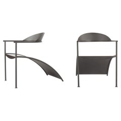 Lot de 2 fauteuils « Pat Conley II » conçus par Philippe Starck pour XO, 1986