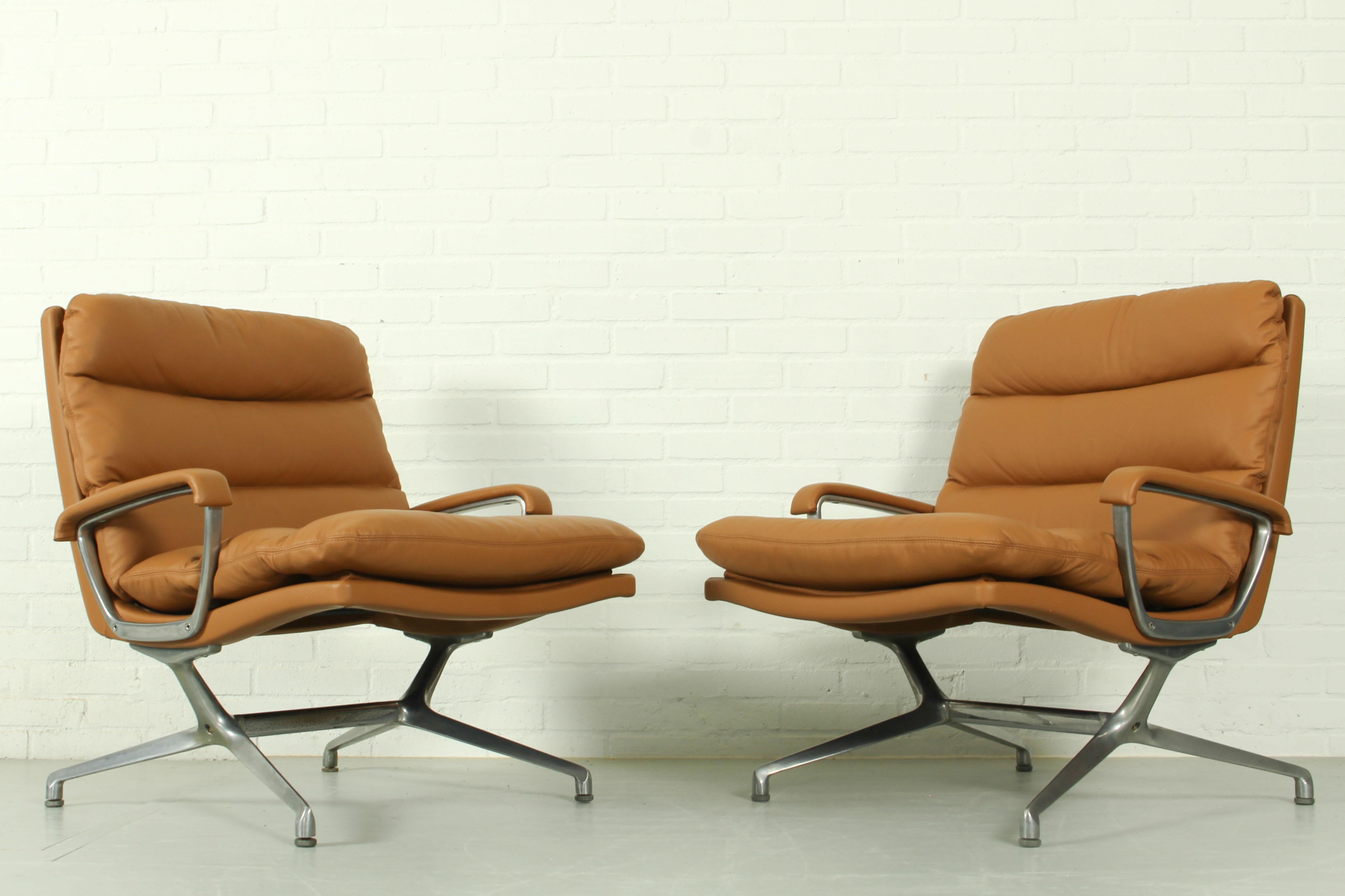 Set of 2 Paul Tuttle Lounge Chair 'Gamma' for Strässle, 1970s For Sale 3