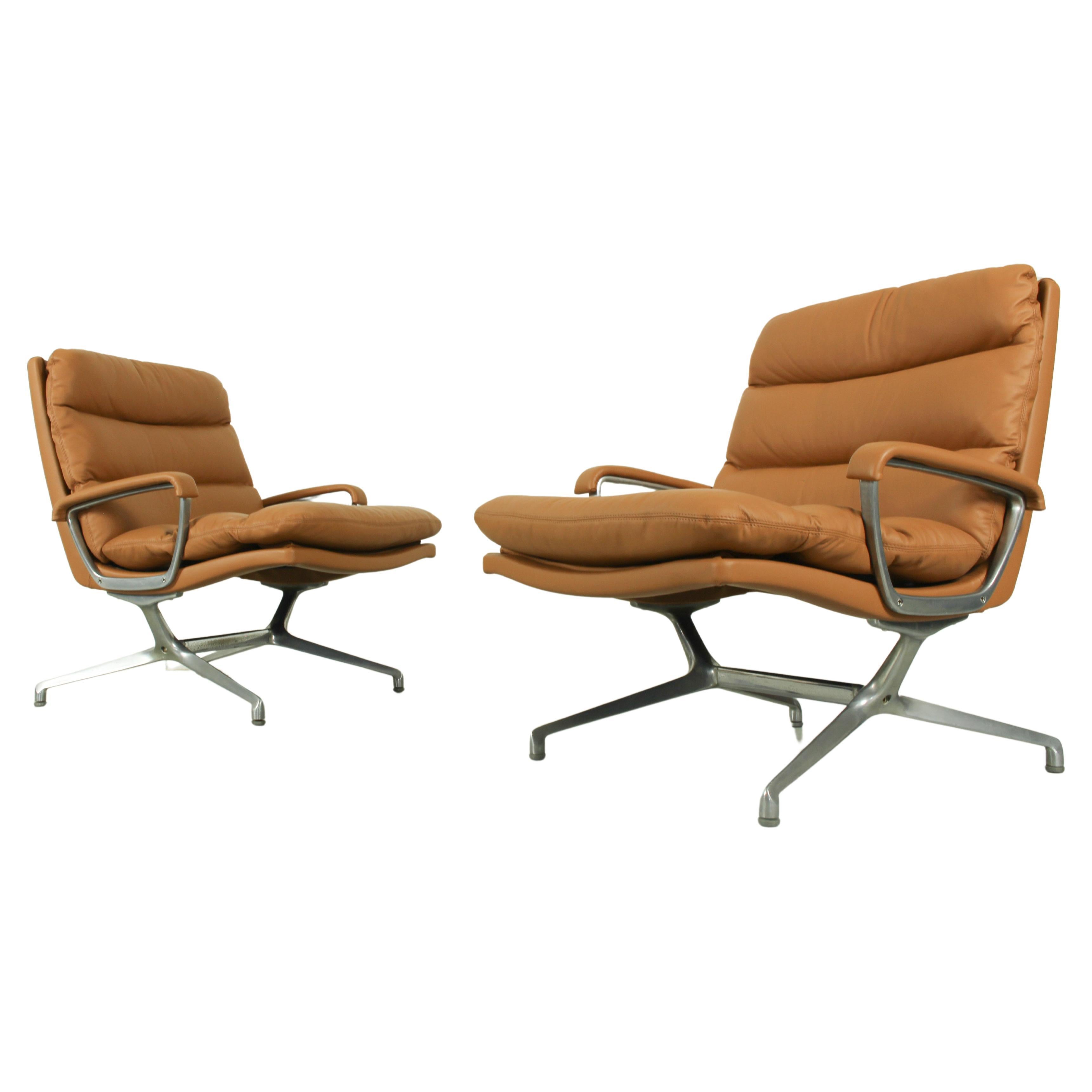 Set of 2 Paul Tuttle Lounge Chair 'Gamma' for Strässle, 1970s For Sale
