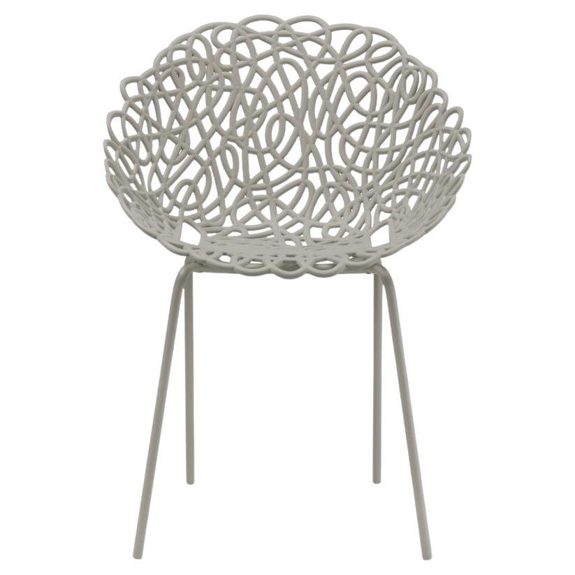 Set of 2 Pcs Bacana Chair Indoor/Outdoor in Dove Grey by Estudio Campana For Sale