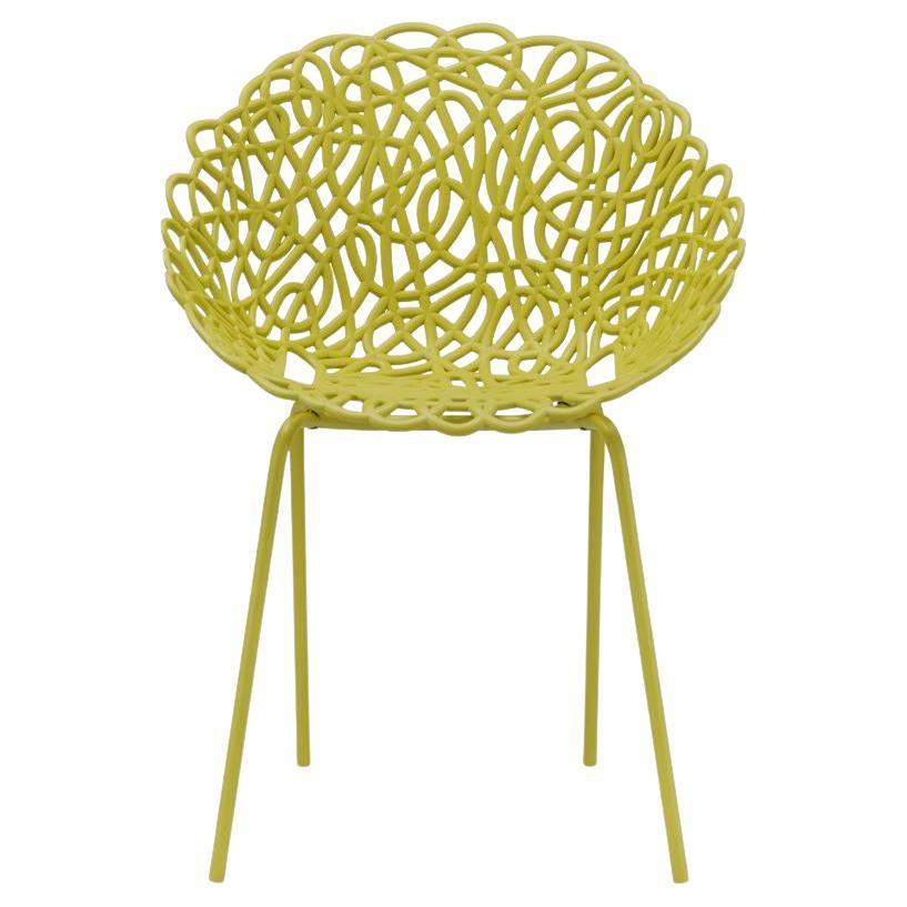 Set of 2 Pcs Bacana Chair Indoor/Outdoor in Mustard by Estudio Campana