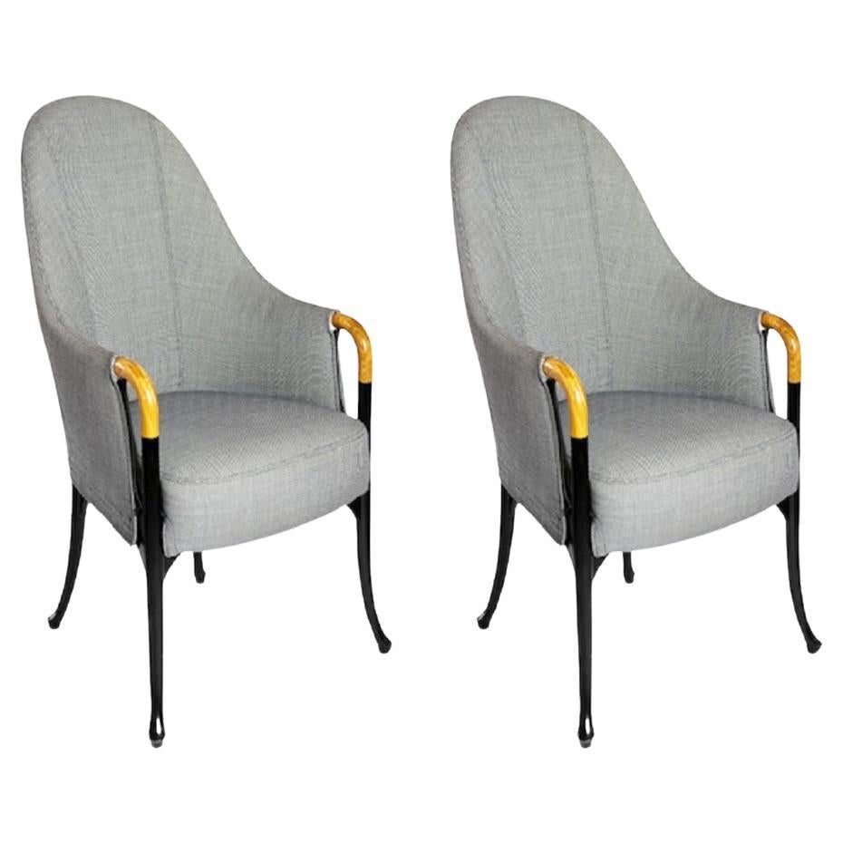 Set of 2 pcs. Giorgetti Progetti Armchairs by Umberto Asnago