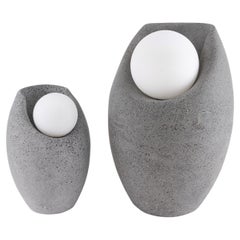 Set Of 2 Pearl Table Lamps by Saadia Design