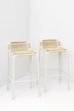 Set Of 2 Penca Bar Chairs by Francisco Torres