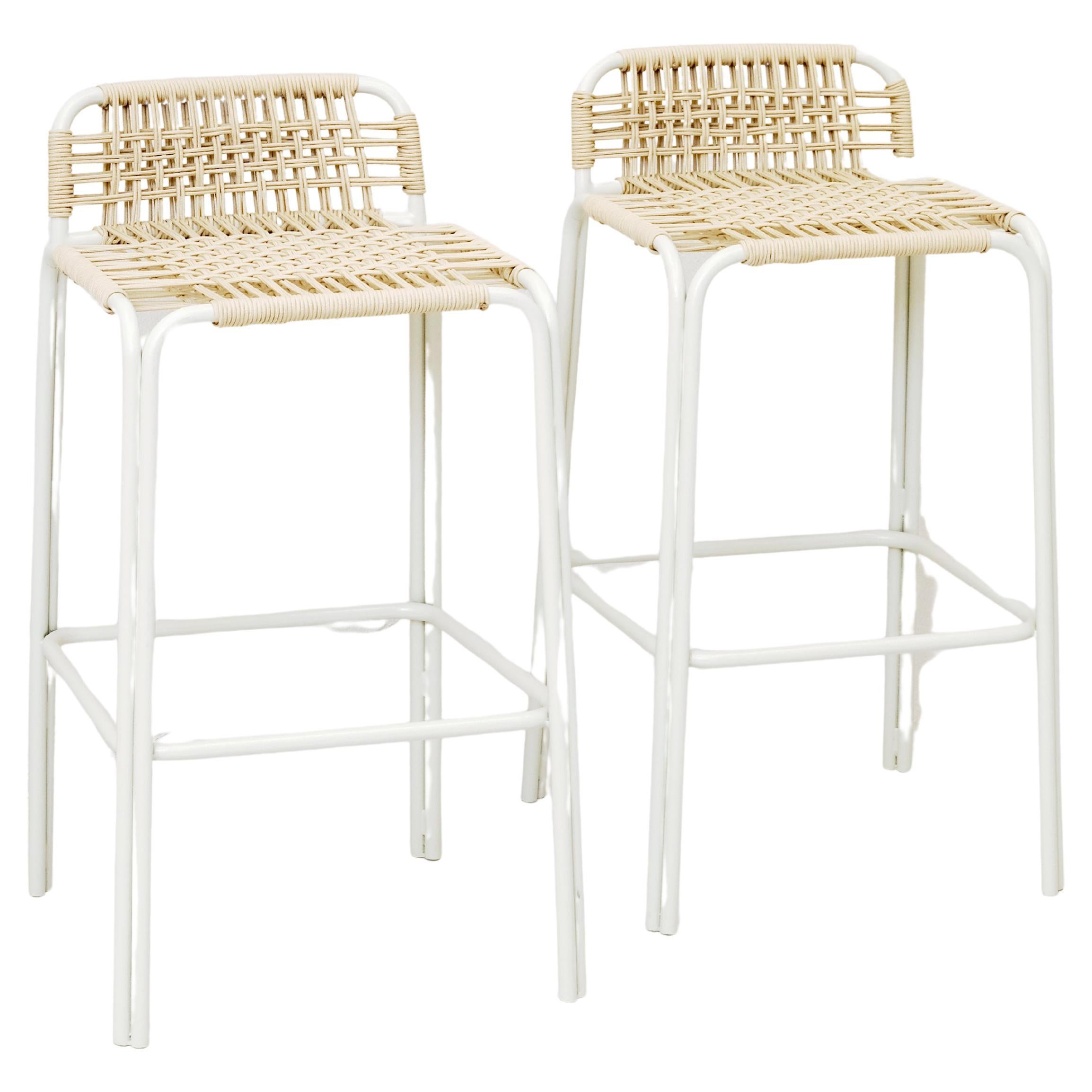 Set Of 2 Penca Bar Chairs by Francisco Torres For Sale