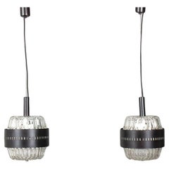 Set of 2 pendant lights Italian design 1970