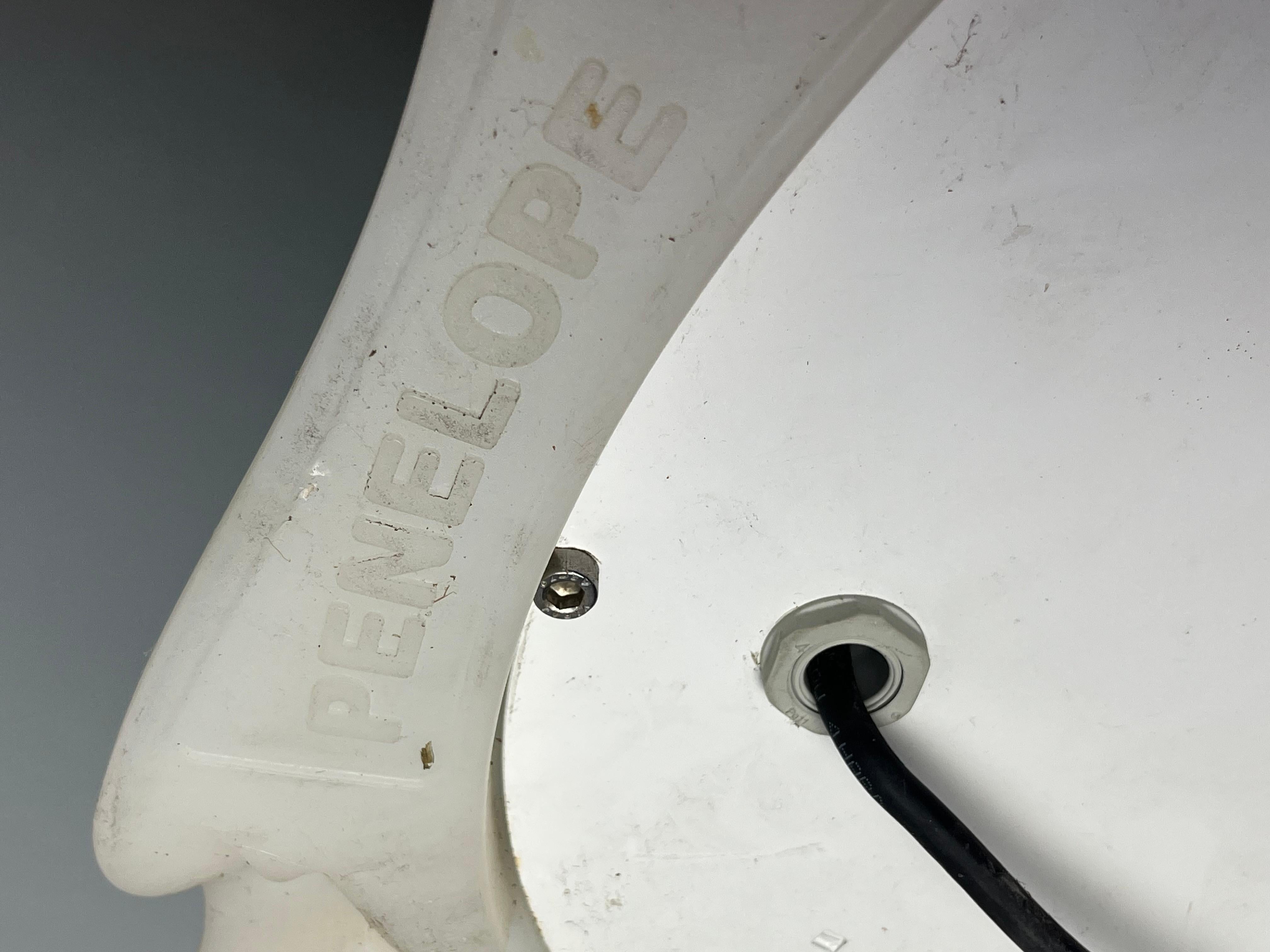 Satz von 2 Stehlampen „Penelope“, hergestellt in Italien, 210 cm hoch. im Angebot 2