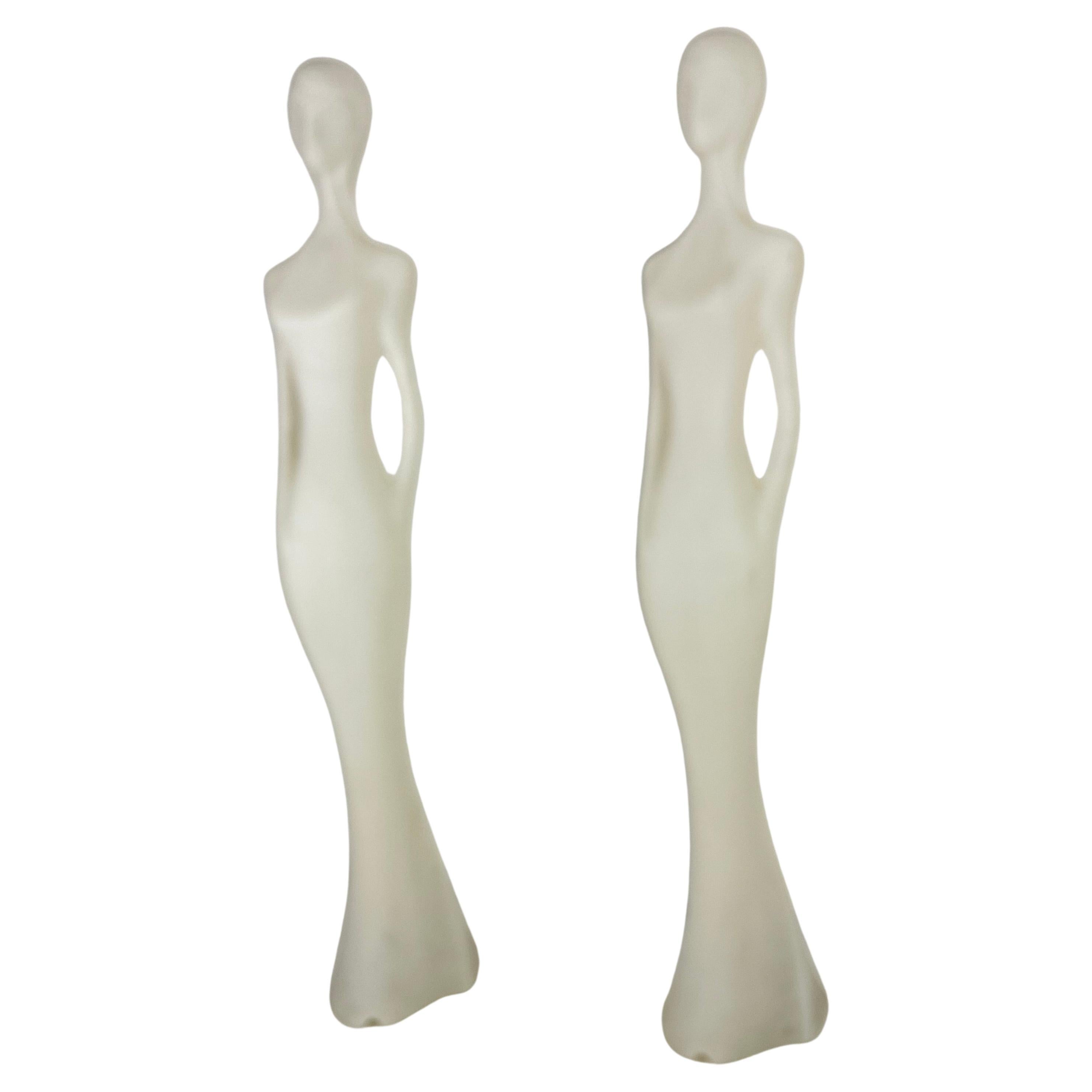 Set of 2 "Penelope" Floor Lamps, Made in Italy, 210 cm of height.