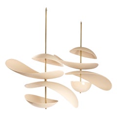Set of 2 Petal Pendants by Elsa Foulon