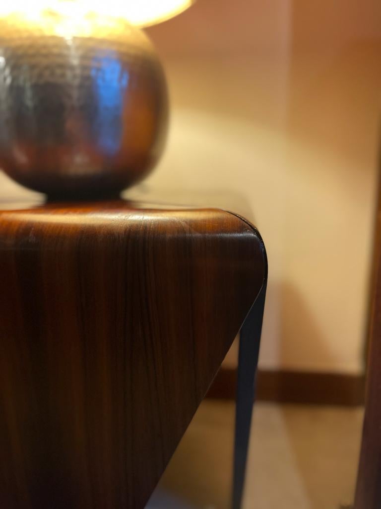Set of 2 Petala Side Table by Jorge Zalszupin, Brazilian Modern For Sale 5